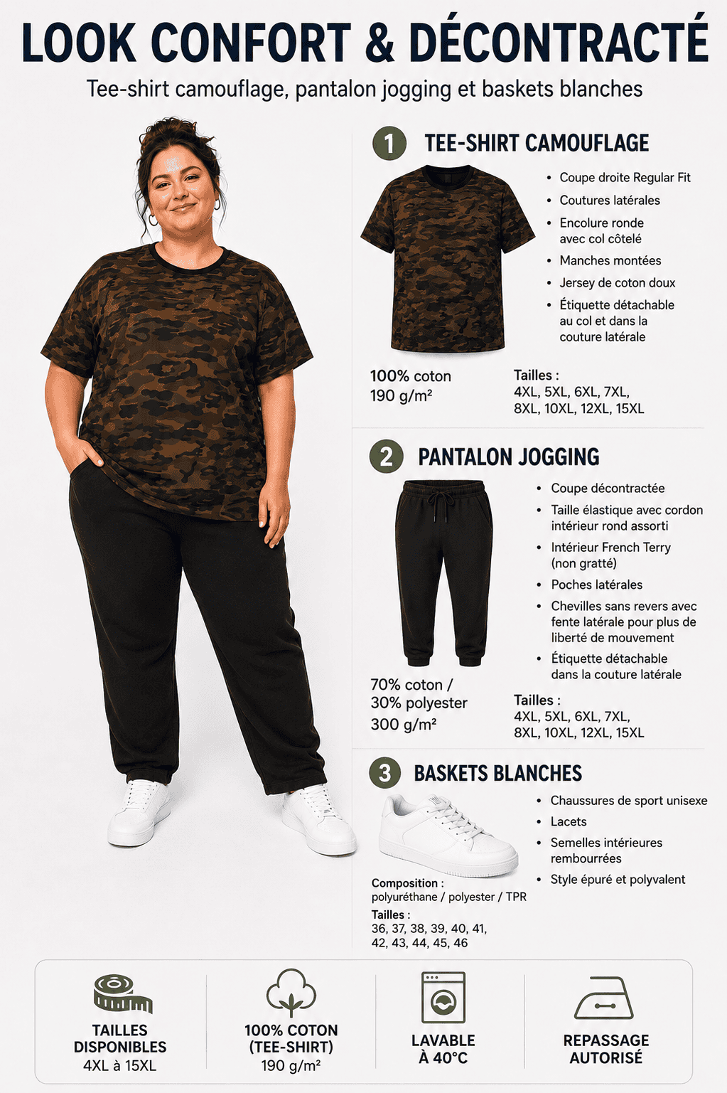Idées de lok grande taille féminin