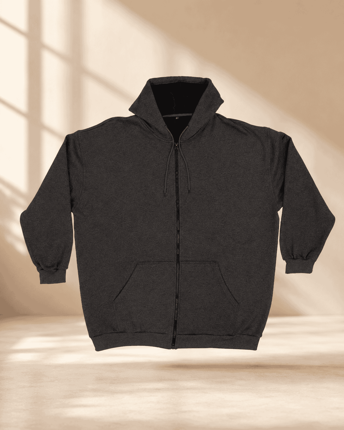 Sweat zippé grande taille à capuche – Image 6