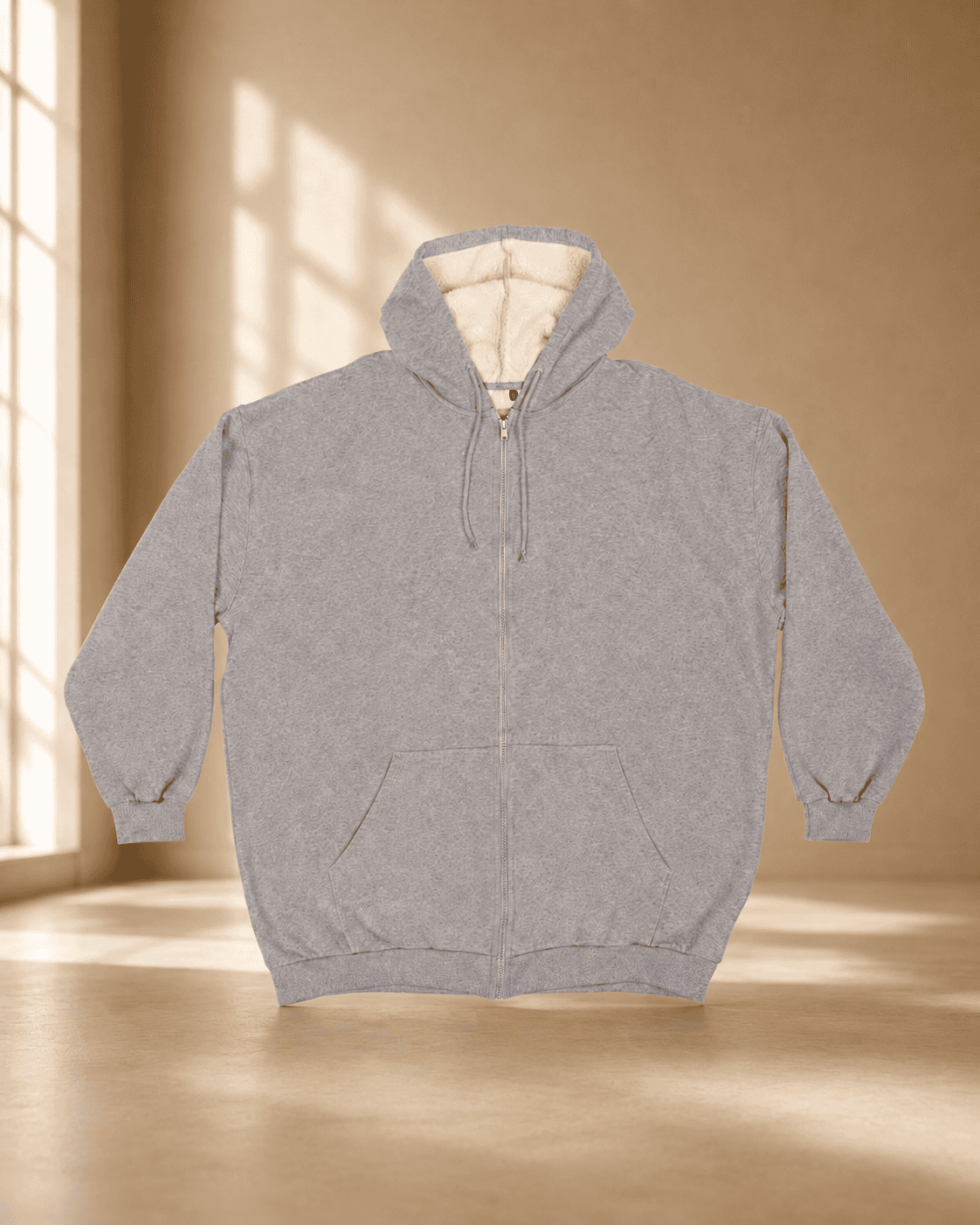 Sweat zippé grande taille à capuche – Image 7