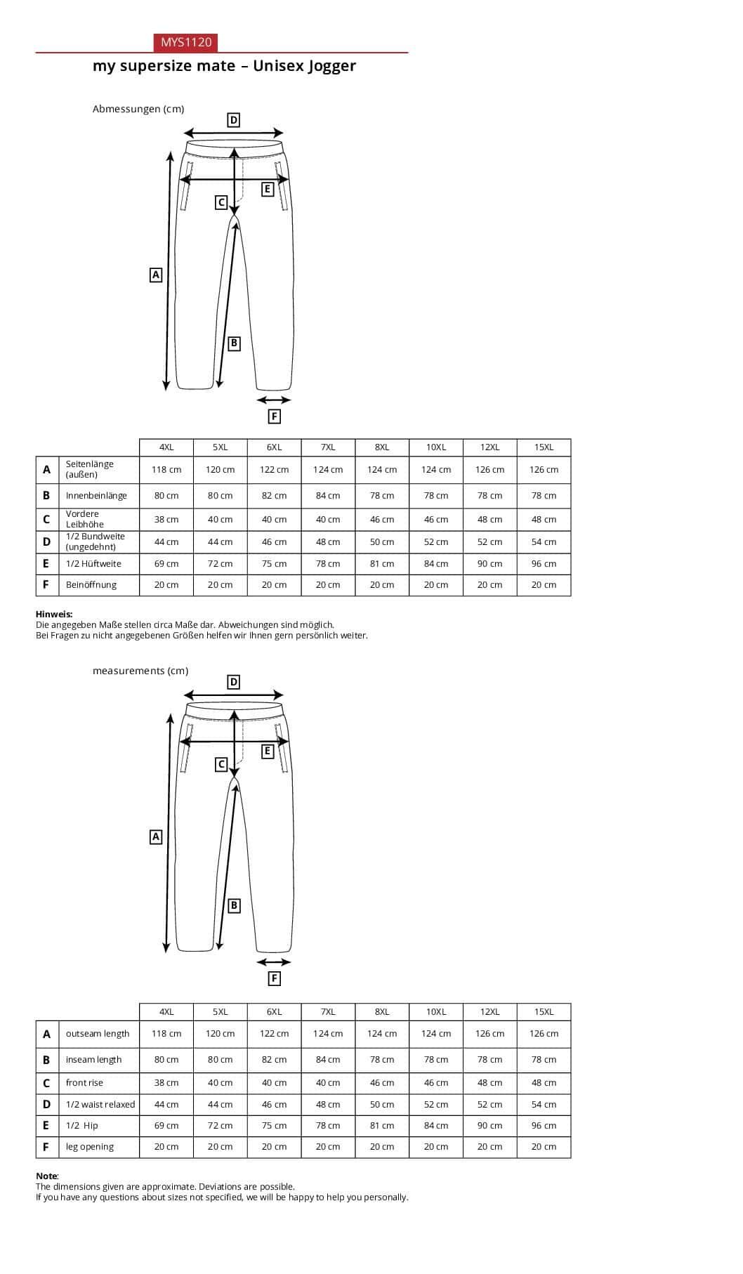 Pantalon détente grande taille noir – du 4XL au 15XL – Image 6